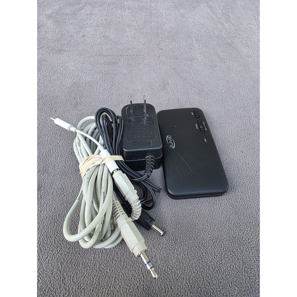 iLive Wireless Bluetooth Receiver and Adapter model IAB13B RS WITH CABLE